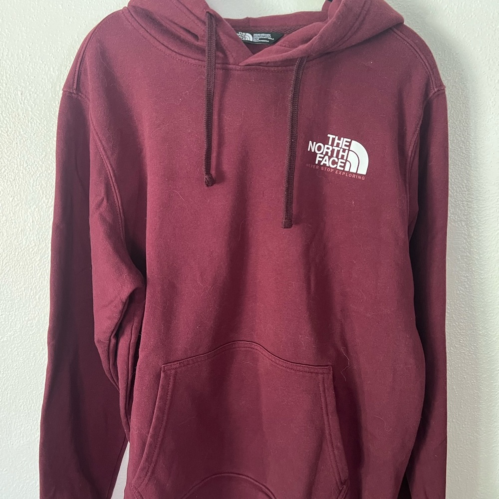 The North Face Red Sweater Classic Pullover Design